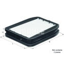 Filtro, aire habitáculo MAHLE ORIGINAL LA 455/S