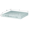 Filtro, aire habitáculo MAHLE ORIGINAL LAK 345