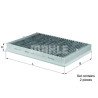 Filtro, aire habitáculo MAHLE ORIGINAL LAK 73/S