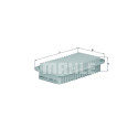 Filtro de aire MAHLE ORIGINAL LX 1002