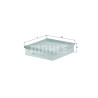 Filtro de aire MAHLE ORIGINAL LX 1049