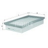 Filtro de aire MAHLE ORIGINAL LX 1073