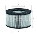 Filtro de aire MAHLE ORIGINAL LX 1139