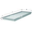 Filtro de aire MAHLE ORIGINAL LX 118