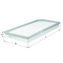Filtro de aire MAHLE ORIGINAL LX 1262