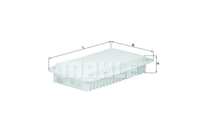 Filtro de aire MAHLE ORIGINAL LX 1286