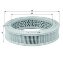 Filtro de aire MAHLE ORIGINAL LX 157