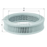 Filtro de aire MAHLE ORIGINAL LX 157