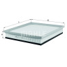 Filtro de aire MAHLE ORIGINAL LX 1583