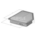 Filtro de aire MAHLE ORIGINAL LX 1613