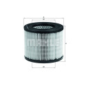 Filtro de aire MAHLE ORIGINAL LX 162
