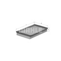 Filtro de aire MAHLE ORIGINAL LX 1633