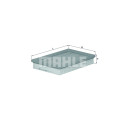 Filtro de aire MAHLE ORIGINAL LX 1661