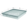 Filtro de aire MAHLE ORIGINAL LX 1683