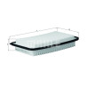 Filtro de aire MAHLE ORIGINAL LX 1692