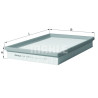 Filtro de aire MAHLE ORIGINAL LX 1811