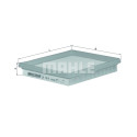 Filtro de aire MAHLE ORIGINAL LX 1814