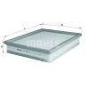 Filtro de aire MAHLE ORIGINAL LX 1817