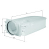 Filtro de aire MAHLE ORIGINAL LX 1833