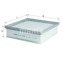Filtro de aire MAHLE ORIGINAL LX 1846