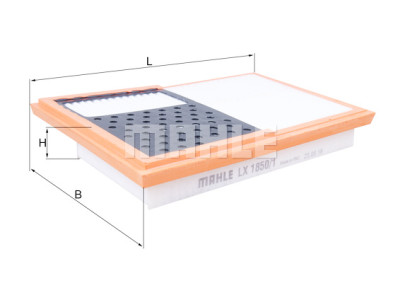 Filtro de aire MAHLE ORIGINAL LX 1850/1
