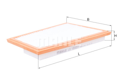 Filtro de aire MAHLE ORIGINAL LX 1850/2