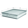 Filtro de aire MAHLE ORIGINAL LX 1886
