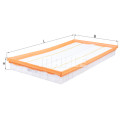 Filtro de aire MAHLE ORIGINAL LX 2037