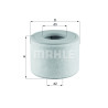 Filtro de aire MAHLE ORIGINAL LX 2607/2