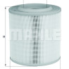 Filtro de aire MAHLE ORIGINAL LX 3143