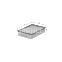 Filtro de aire MAHLE ORIGINAL LX 343