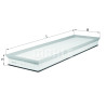 Filtro de aire MAHLE ORIGINAL LX 467/1