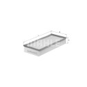 Filtro de aire MAHLE ORIGINAL LX 514