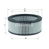 Filtro de aire MAHLE ORIGINAL LX 516