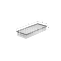Filtro de aire MAHLE ORIGINAL LX 521