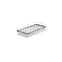 Filtro de aire MAHLE ORIGINAL LX 572 