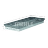 Filtro de aire MAHLE ORIGINAL LX 592
