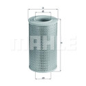 Filtro de aire MAHLE ORIGINAL LX 611