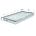 Filtro de aire MAHLE ORIGINAL LX 614