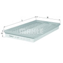 Filtro de aire MAHLE ORIGINAL LX 616