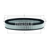 Filtro de aire MAHLE ORIGINAL LX 716
