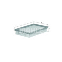 Filtro de aire MAHLE ORIGINAL LX 745
