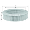Filtro de aire MAHLE ORIGINAL LX 81