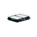 Filtro de aire MAHLE ORIGINAL LX 848