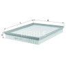 Filtro de aire MAHLE ORIGINAL LX 876/1