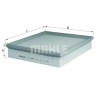 Filtro de aire MAHLE ORIGINAL LX 889