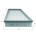 Filtro de aire MAHLE ORIGINAL LX 998