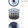 Filtro de aceite MAHLE ORIGINAL OC 11
