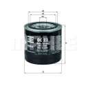 Filtro de aceite MAHLE ORIGINAL OC 23