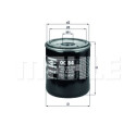 Filtro de aceite MAHLE ORIGINAL OC 84